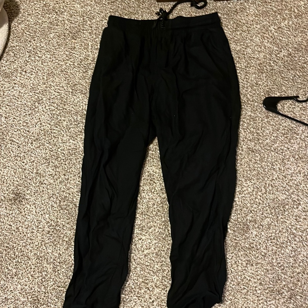 Black comfortable slacks